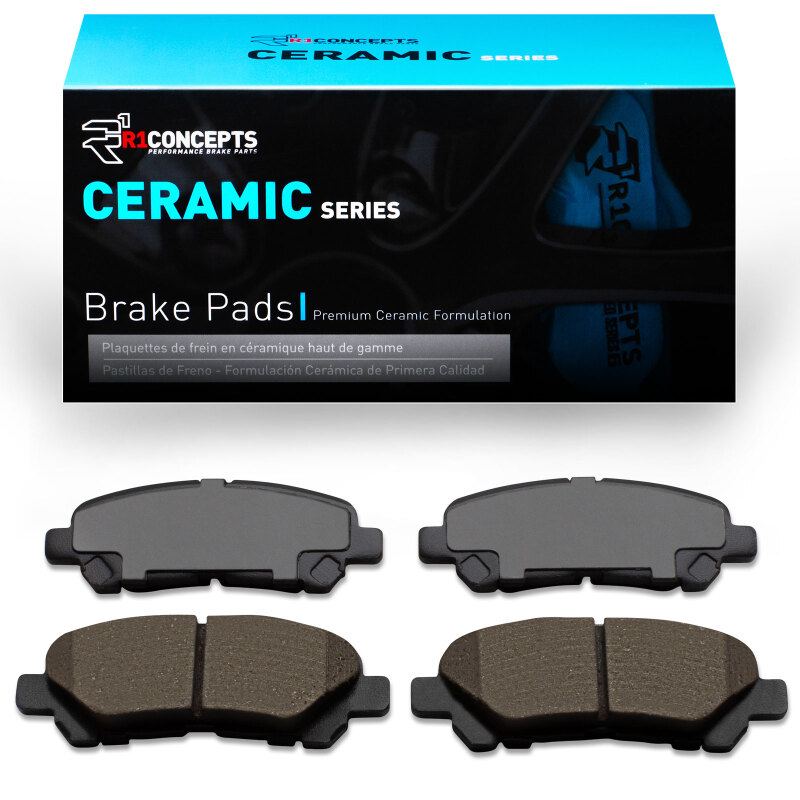 Toyota Highlander Hybrid Brake Pads - Rear - R1 Concepts - Ceramic - `08-`13
